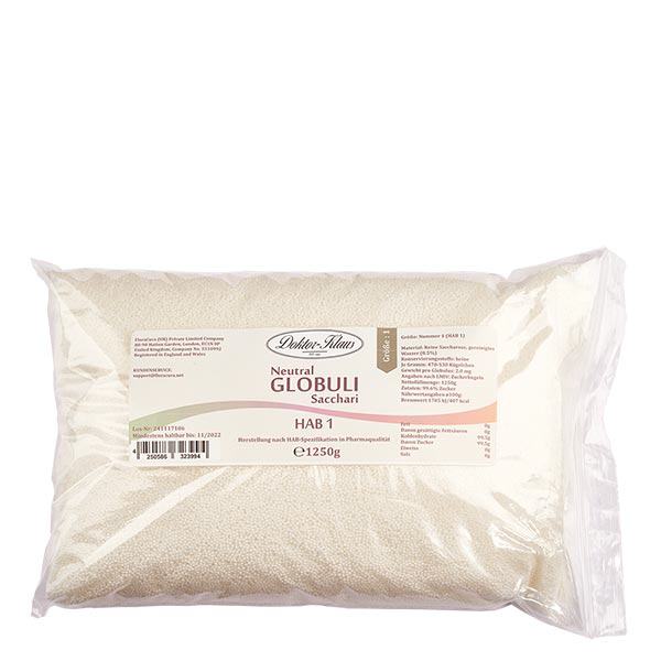 1250g globules neutres HAB1, 100 % pure saccharose 1250g globules neutres HAB1, 100 % pure saccharose