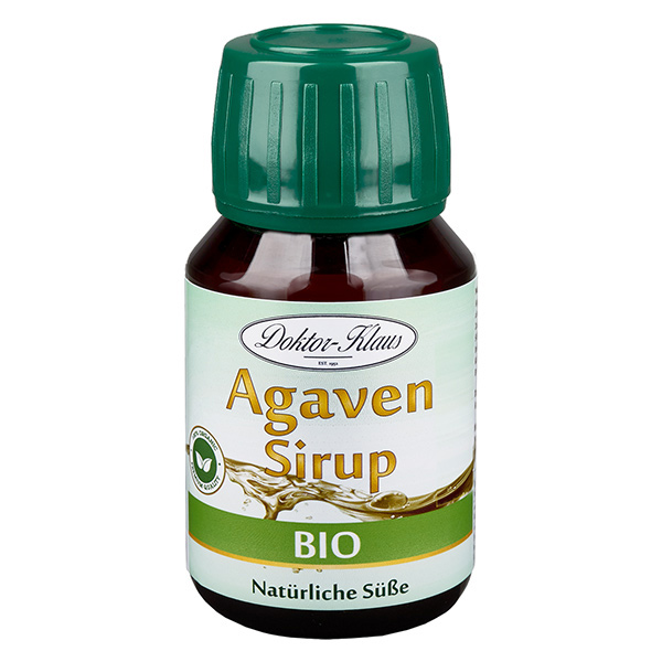 50ml de sirop d'agave bio en bouteille PET brune, environ 65g 50ml de sirop d'agave bio en bouteille PET brune, environ 65g