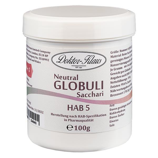 100g globules neutres HAB5, 100 % pure saccharose 100g globules neutres HAB5, 100 % pure saccharose