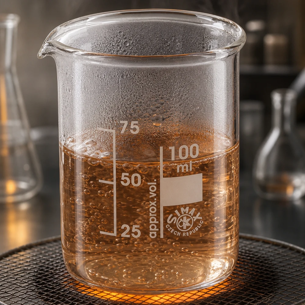 Bécher 100ml en verre borosilicate résistant à la chaleur (forme basse) Bécher résistant à la chaleur 100ml forme basse avec bec verseur pratique pour les travaux de laboratoire