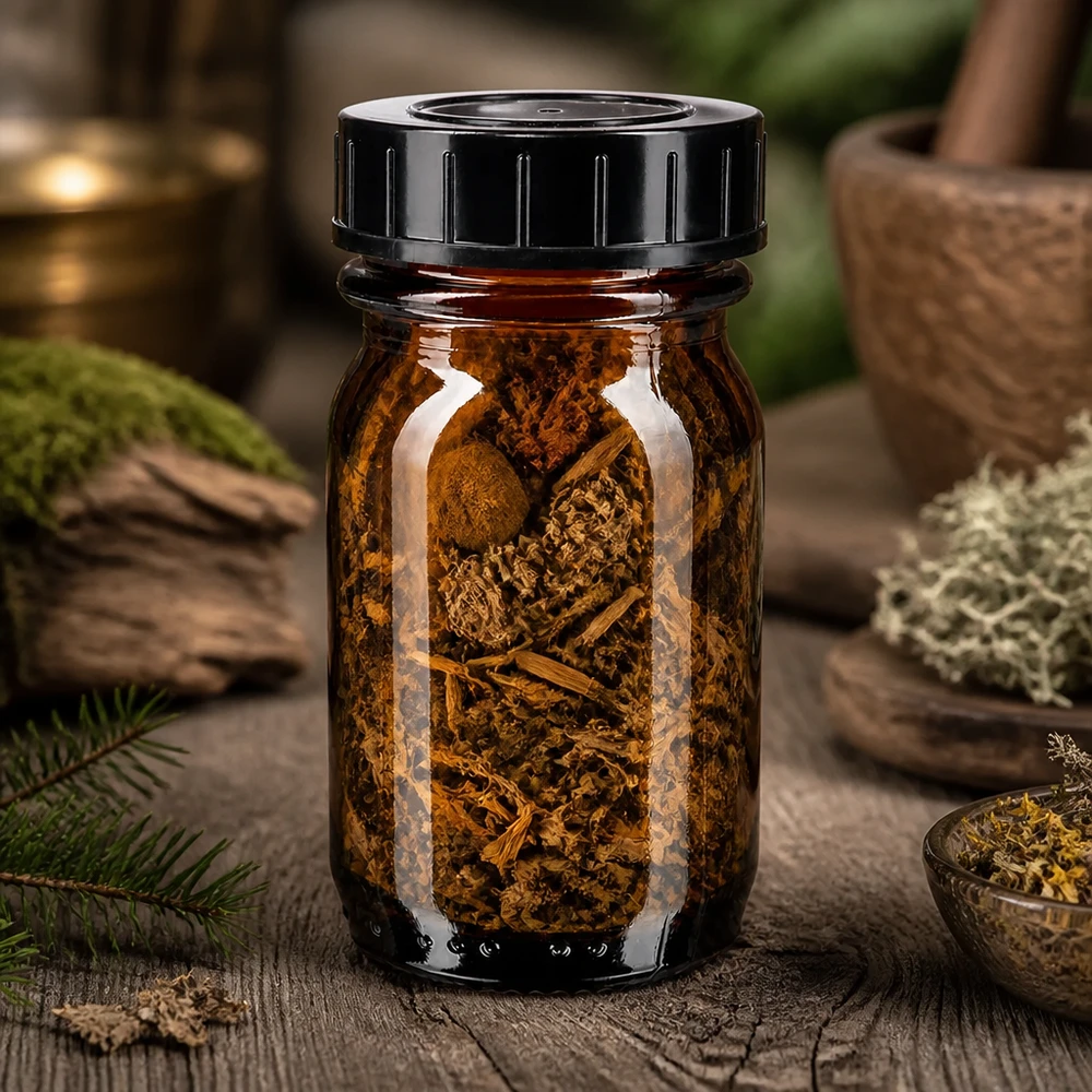 Bocal à col large en verre ambré 30 ml + couvercle à vis Bocaux à large ouverture de 30 ml en verre brun de haute qualité pour une conservation optimale des herbes.
