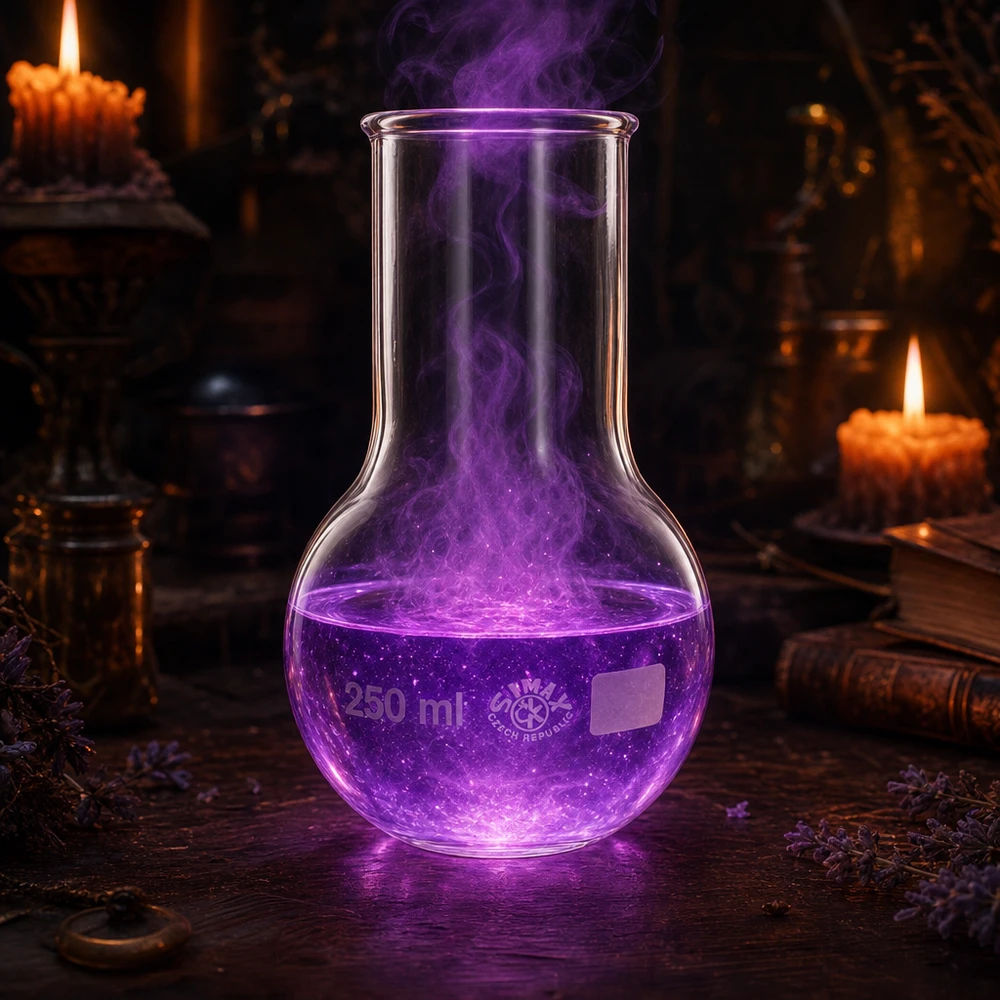 Ballon scientifique en verre de 250 ml avec large ouverture pour un remplissage et une vidange faciles