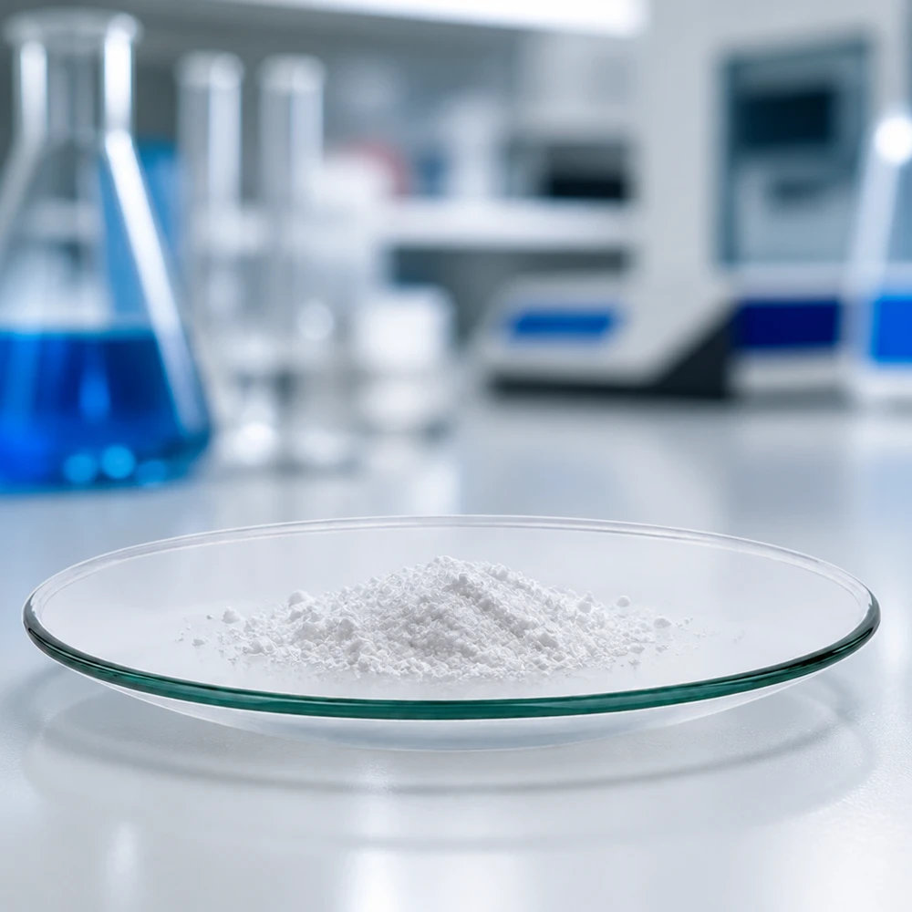 Plateau en verre plat 10cm pour la préparation d'échantillons et les mesures analytiques