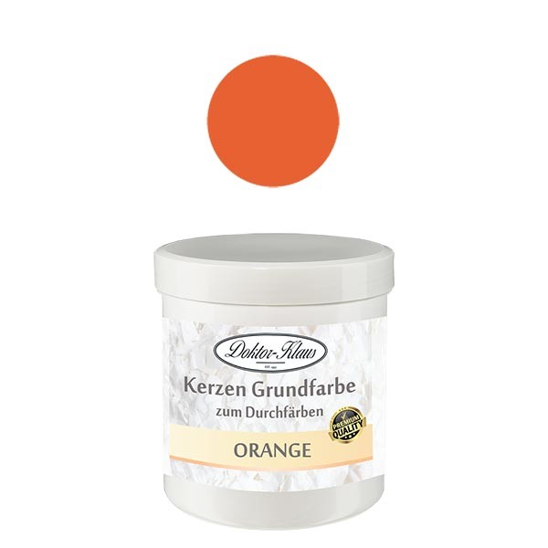 Doctor-Klaus couleur de base pour bougies orange, 7gr, en boîte