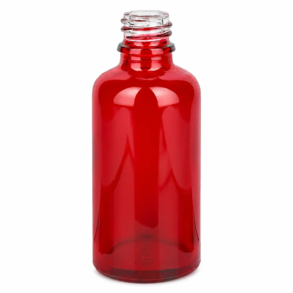Bouteille en verre de 50ml RedLine UT18/50 de haute qualité en verre borosilicaté robuste pour la pharmacie et la cosmétique