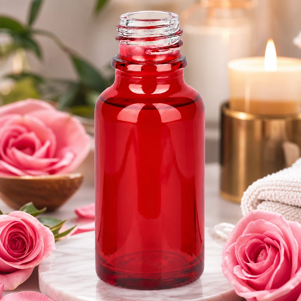 Bouteille de pharmacie RedLine 20ml UT18/20 UNiTWIST avec verre résistant aux produits chimiques pour solutions agressives