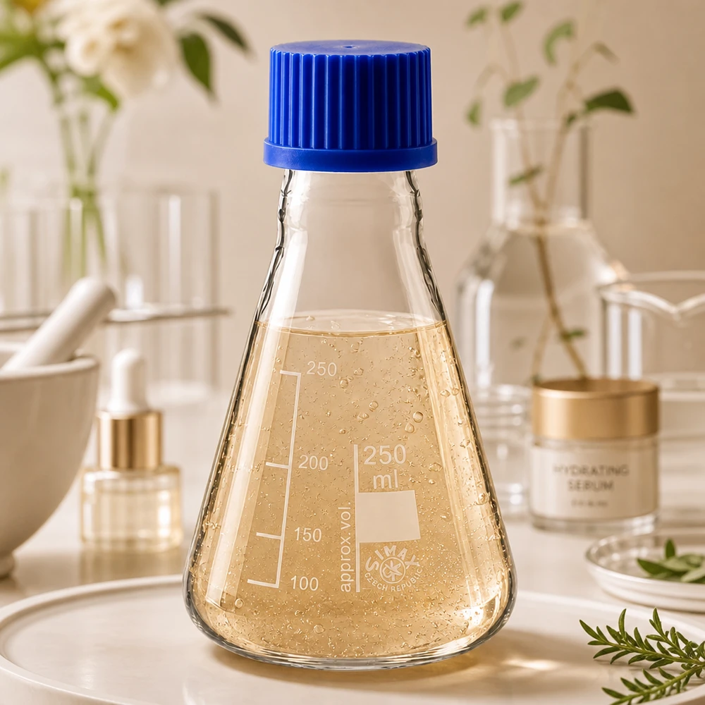 Fiole jaugée scientifique 250ml en verre transparent avec graduation précise du volume
