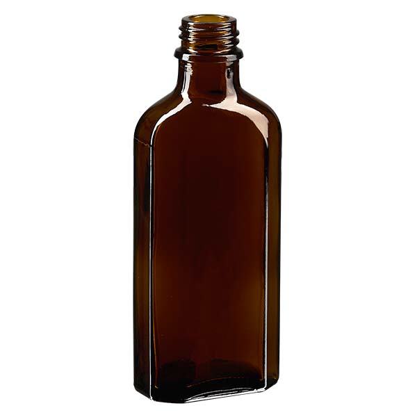 Flasque brune de 100 ml au goulot DIN 22 Flasque brune de 100 ml au goulot DIN 22