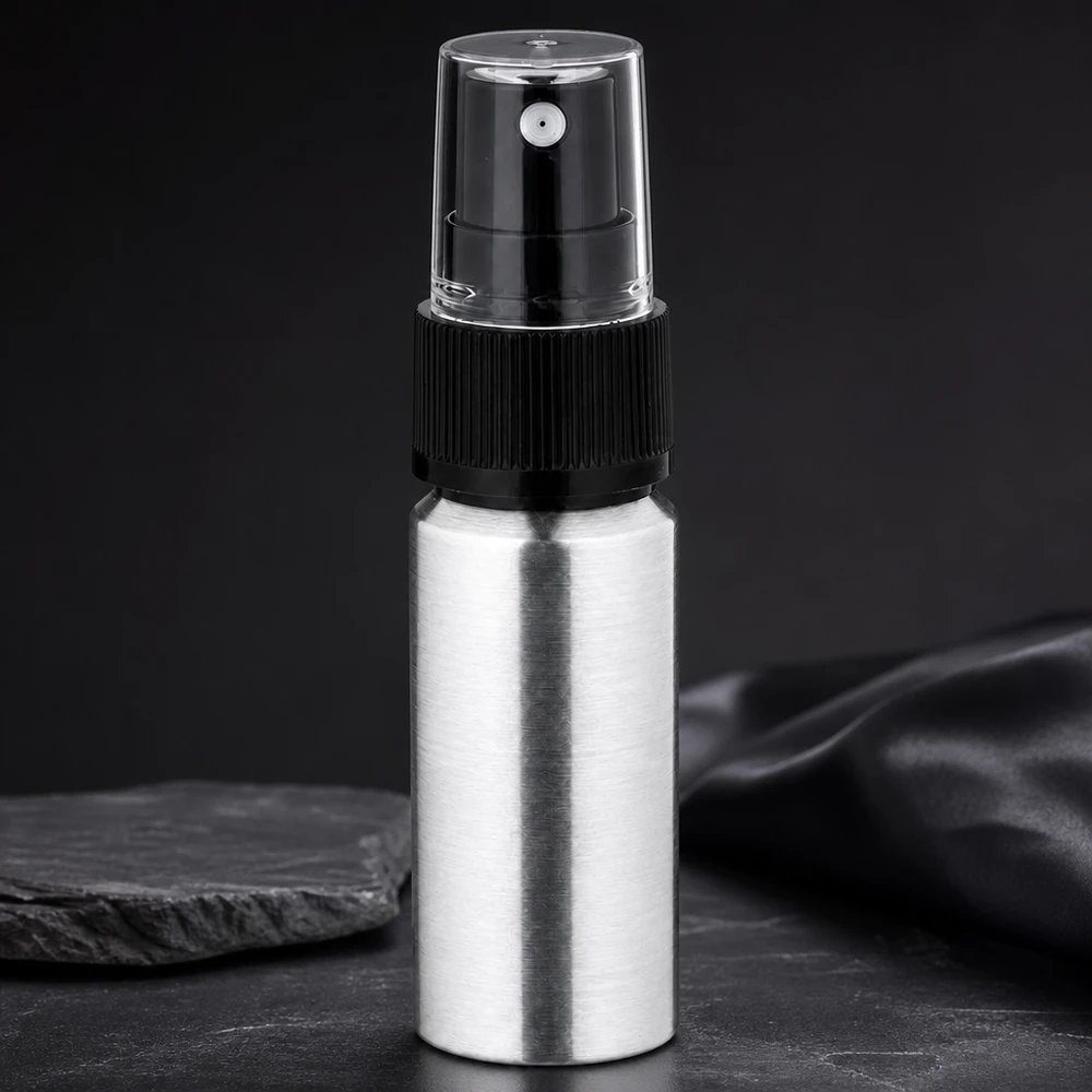 Bouteille en aluminium rechargeable de 20 ml avec vaporisateur longue durée pour un usage quotidien
