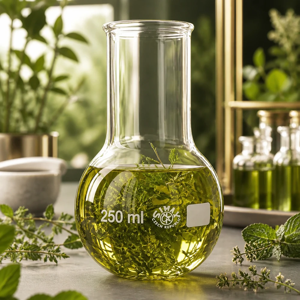 Ballon rond de 250 ml en verre transparent pour une visibilité optimale lors de l'observation des réactions