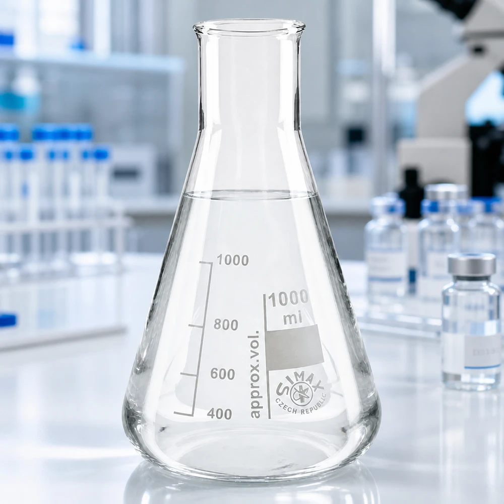Erlenmeyer de 300ml taille compacte - idéal pour les petites séries d'expériences et les échantillons