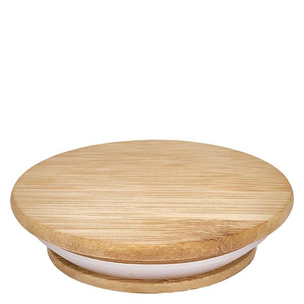 Couvercle en bois RR60 WECK Couvercle en bois version A pour bocaux WECK RR60 en bois naturel avec joint blanc rond