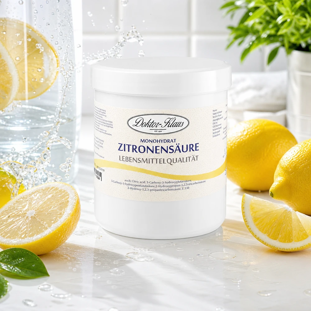 Acide citrique Doktor-Klaus 500g Alternative de nettoyage écologique aux agrumes frais