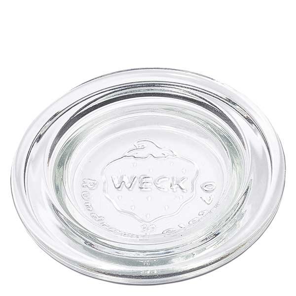 Couvercle en verre WECK RR40 WECK Couvercle en verre RR40 transparent rond en verre pour les bocaux et les bocaux à conserves