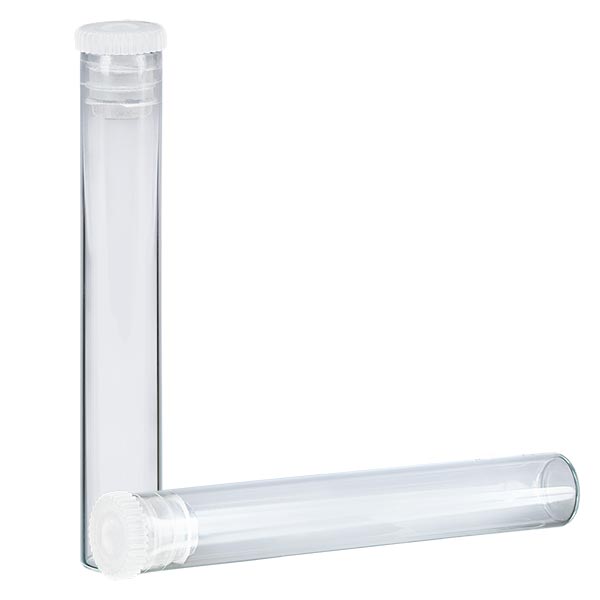 1 tube à globules en verre clair Illax 1,8 g