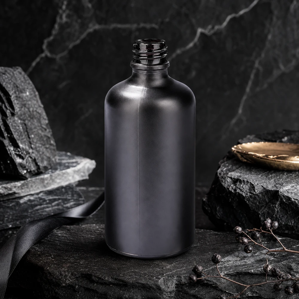 Bouteille de pharmacie compacte de 100 ml BlackLine UT18/100 UNiTWIST idéale pour les voyages et les déplacements