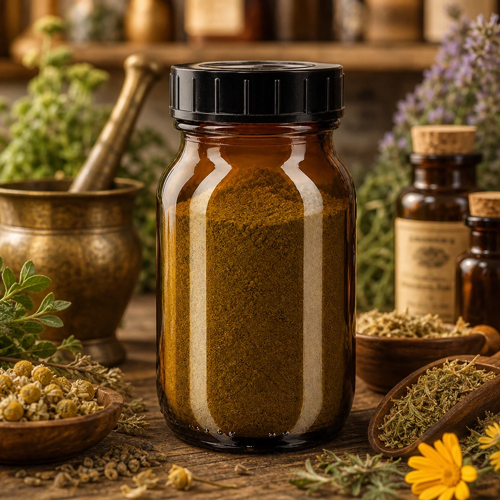 Bocal à col large en verre ambré 100 ml + couvercle à vis Bouteille à col large de 100 ml en verre brun protégeant de la lumière pour les extraits naturels d'herbes et les teintures