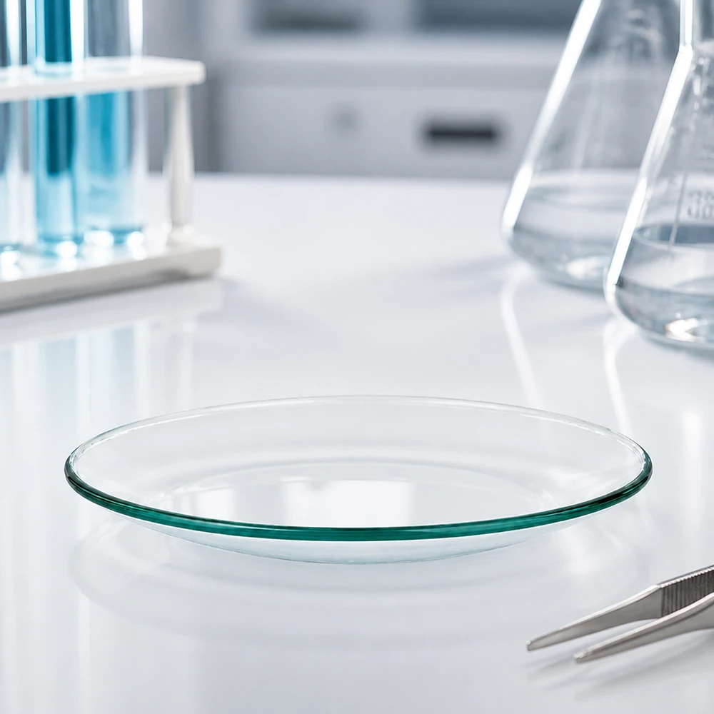 Verre de montre 120 mm - verre borosilicate 3.3 - bord fondu Plateau en verre de 120 mm fabriqué avec précision et aux bords lisses pour une manipulation sûre en laboratoire