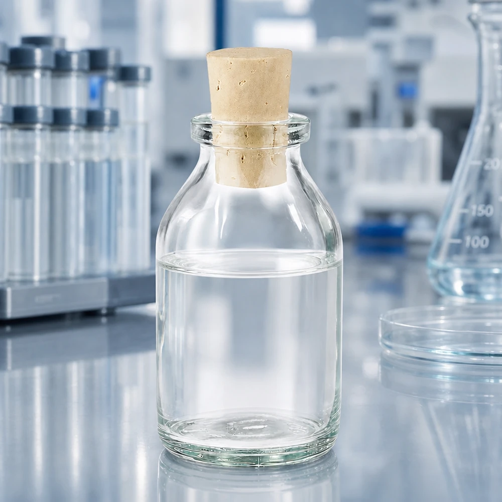 Wiederverschließbare Klarglasflasche 20ml mit Korkstopfen für Parfüm Kosmetik und Laborchemikalien