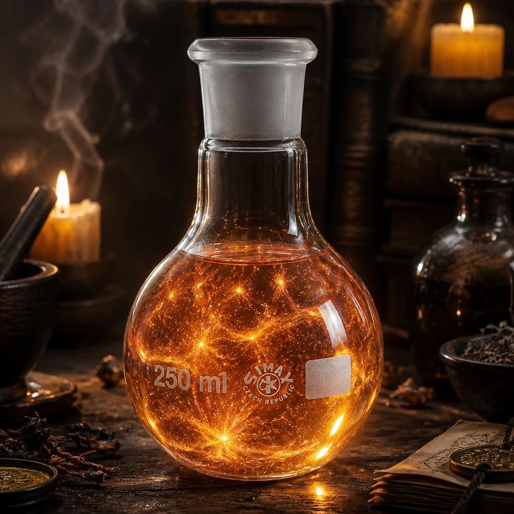 Ballon de distillation 250ml à col conique et rodage standard 29/32 pour travaux de synthèse