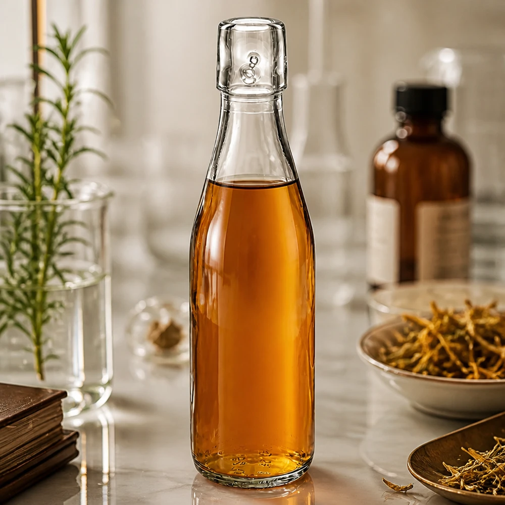 Bouteille en verre de 250 ml sans bouchon mécanique UNiTWIST