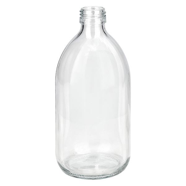 Flacon médical 500 ml couleur claire PP 28 Flacon médical 500 ml couleur claire PP 28