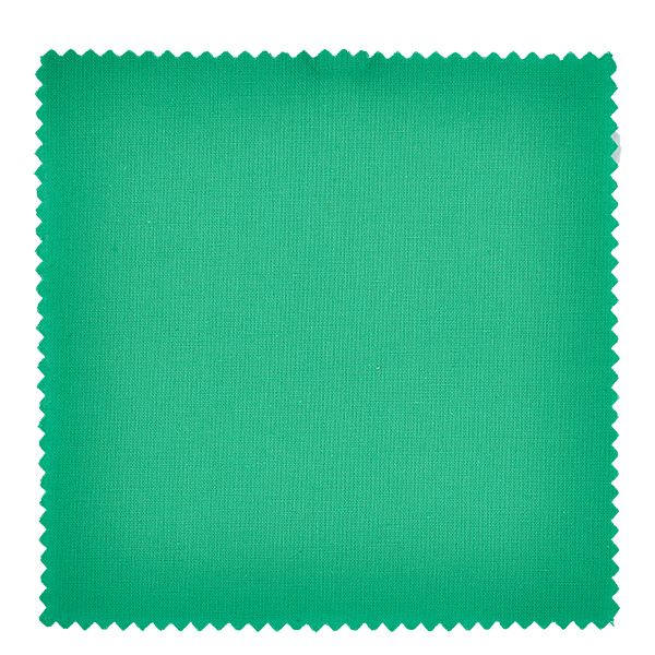 Tissu napperon pour décoratif verte 12cm carré Tissu vert avec bord dentelé Prise de vue rapprochée pour couvre-bijoux 12cm carré Couverture de pot de confiture