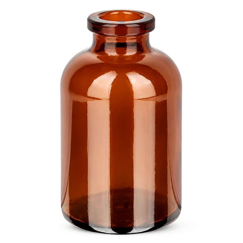 Flacon pour solution injectable, 30 ml en verre ambré Sterile Injektionsflasche 30ml Braunglas mit Bördelrand für Gummistopfen geeignet