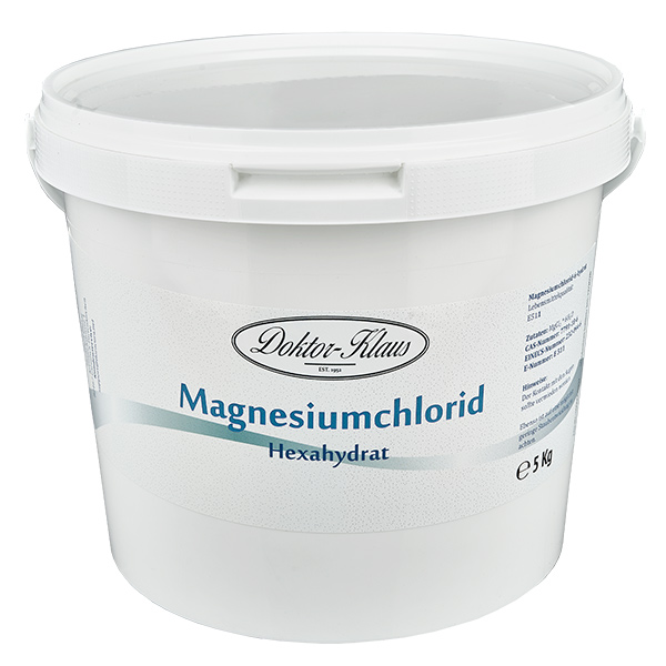 5 kg de chlorure de magnésium 6-hydraté E511 Docteur Klaus