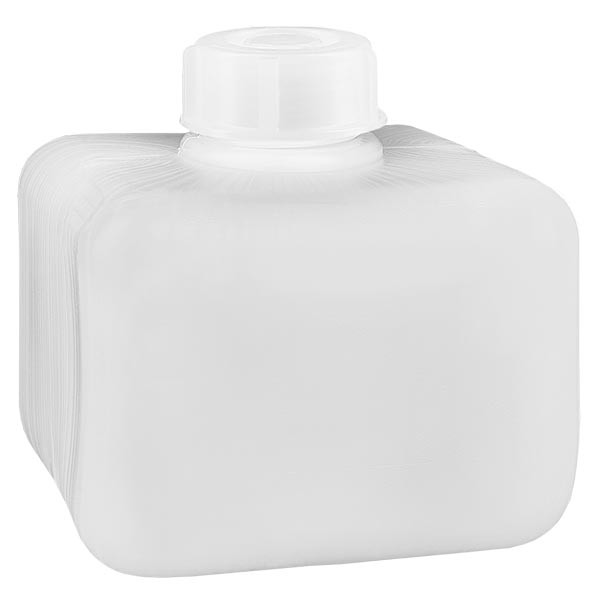 Flacon à produits chimiques 250 ml à col étroit, PEHD couleur naturelle, avec bouchon GL 28 Flacon à produits chimiques 250 ml à col étroit, PEHD couleur naturelle, avec bouchon GL 28