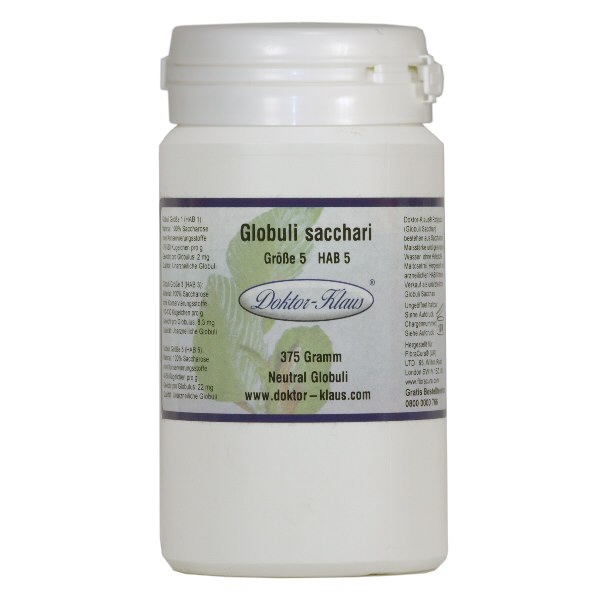 375g globules neutres HAB5, 100 % pure saccharose 375g globules neutres HAB5, 100 % pure saccharose