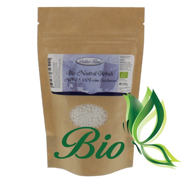 180g globules neutres bio HAB5, 100 % pure saccharose