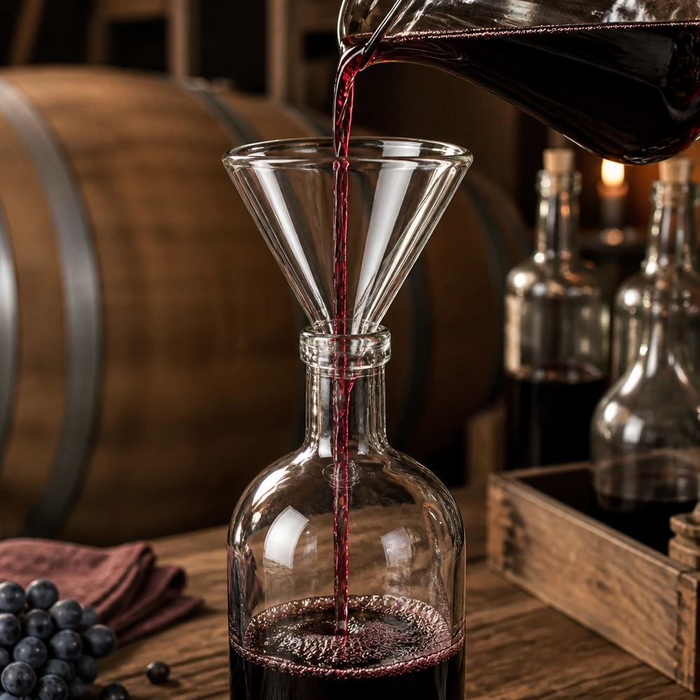 Entonnoir en verre de laboratoire à manche court et ouverture de 30 mm en verre sodocalcique robuste pour un transvasement précis
