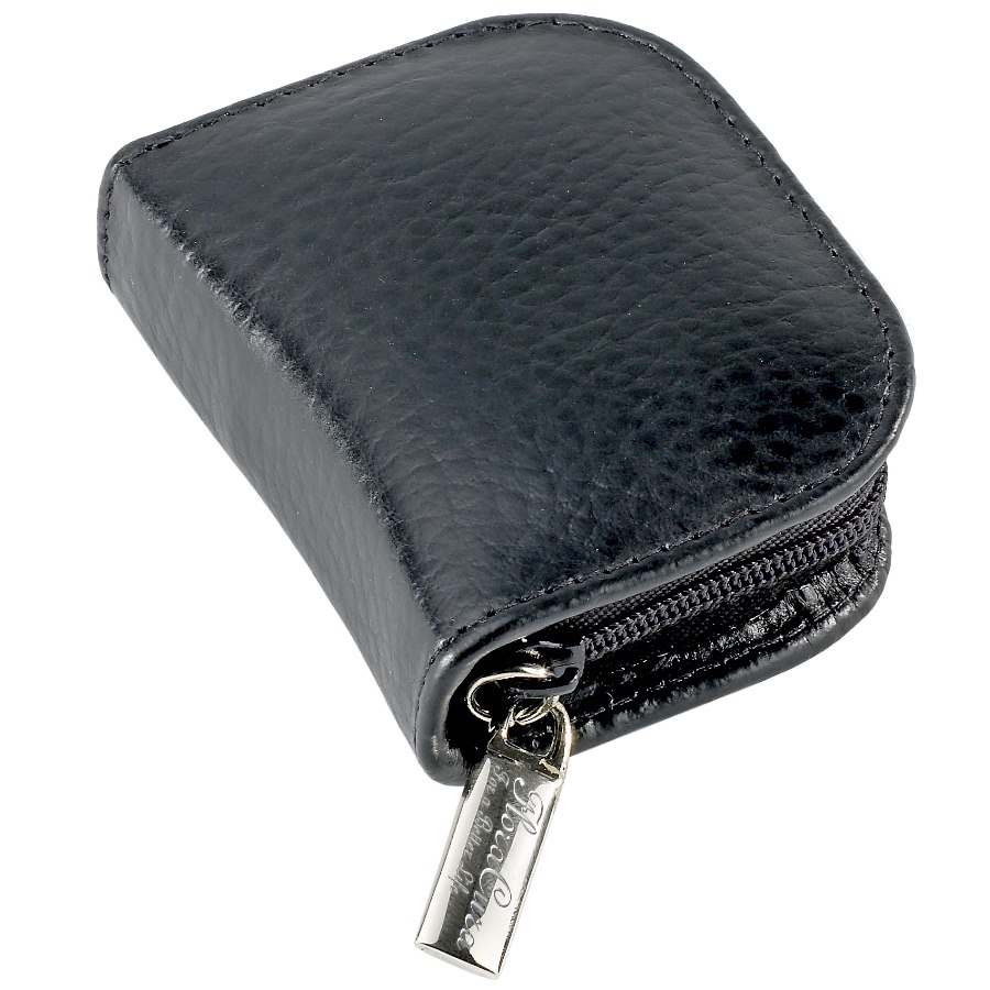 FloraCura Pocket London en vachette noir, pour 10 tubes jusqu'à Ø 9,8mm (VIDE) FloraCura Pocket London en vachette noir, pour 10 tubes jusqu'à Ø 9,8mm (VIDE)