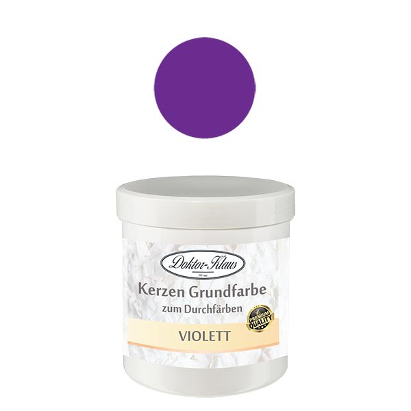 Doctor-Klaus couleur de base pour bougies violet, 7gr, en boîte Doctor-Klaus couleur de base pour bougies violet, 7gr, en boîte