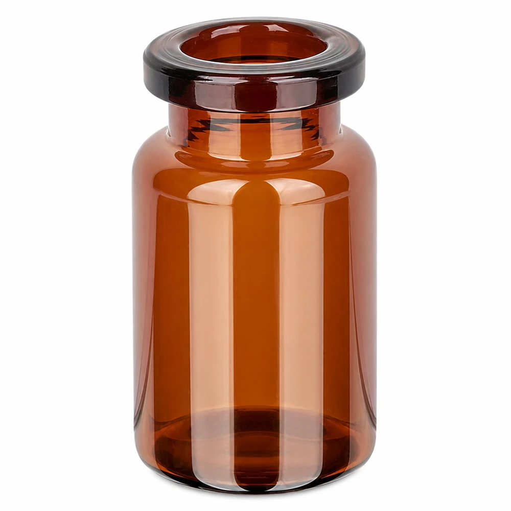 Flacon d'injection brun, 5 ml en verre étiré type I UV-schützende Injektionsflasche 5ml Braunglas für Lichtempfindliche Pharmazeutika und Wirkstoffe