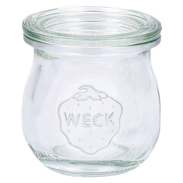 Pot tulipe de 75 ml avec couvercle en verre WECK RR40 Pot tulipe de 75 ml avec couvercle en verre WECK RR40