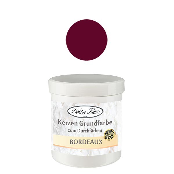 Doctor-Klaus peinture de base pour bougies bordeaux, 7gr, en boîte Doctor-Klaus peinture de base pour bougies bordeaux, 7gr, en boîte
