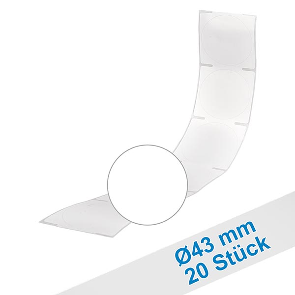 27 étiquettes amovibles blanches, 63x30 mm 27 étiquettes amovibles blanches, 63x30 mm