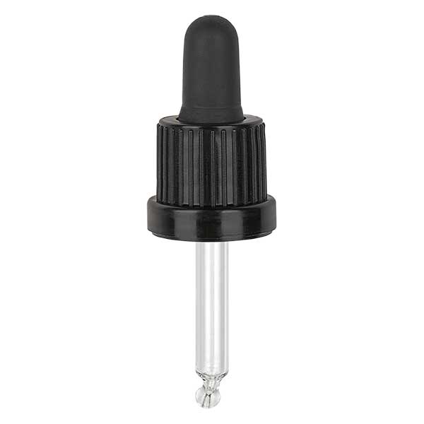 PiV.. noir DIN18, 44mm longueur de pipette OV.