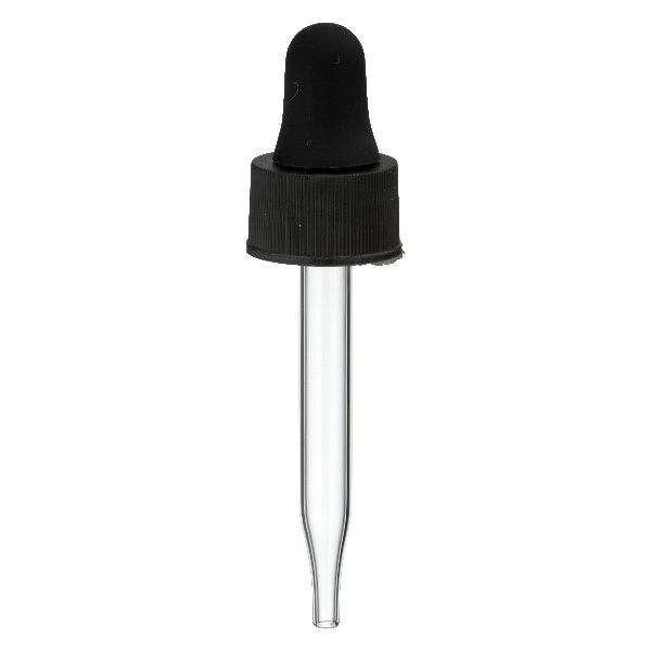 Pipette compte-gouttes en verre noir UT13/5 UNiTWIST Pipette compte-gouttes en verre noir UT13/5 UNiTWIST