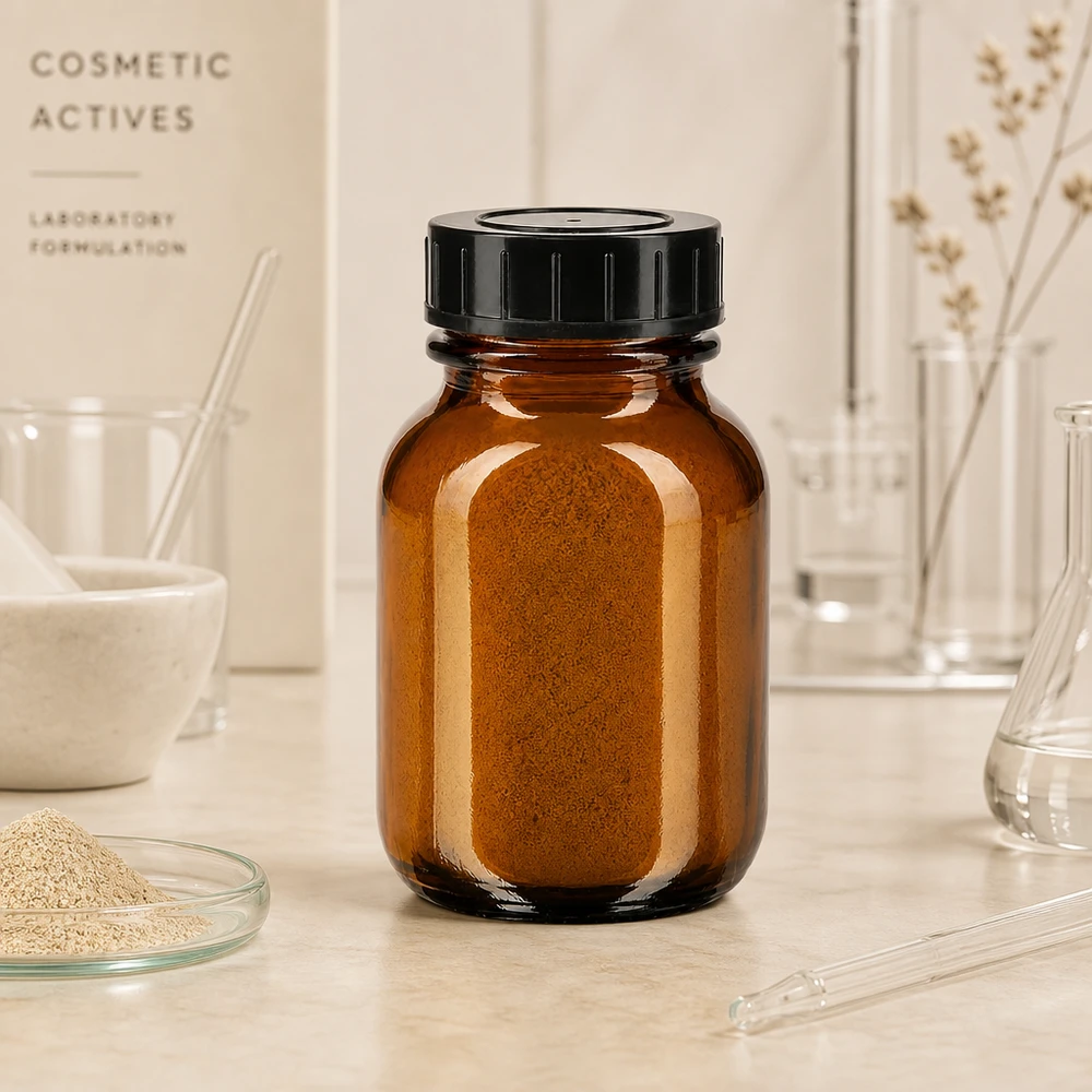 Bocal à col large en verre ambré 50 ml + couvercle à vis Bouteille de pharmacie de 50 ml de haute qualité en verre brun anti-UV pour les formulations cosmétiques