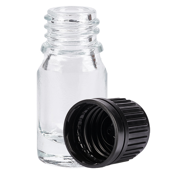Flacon 5ml 11mm SV noir OV ClearLine UT18/5