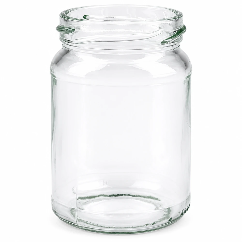 UNiTWIST Runda205 Bocal rond 205ml TO58 à visser vide transparent Bocal de conservation