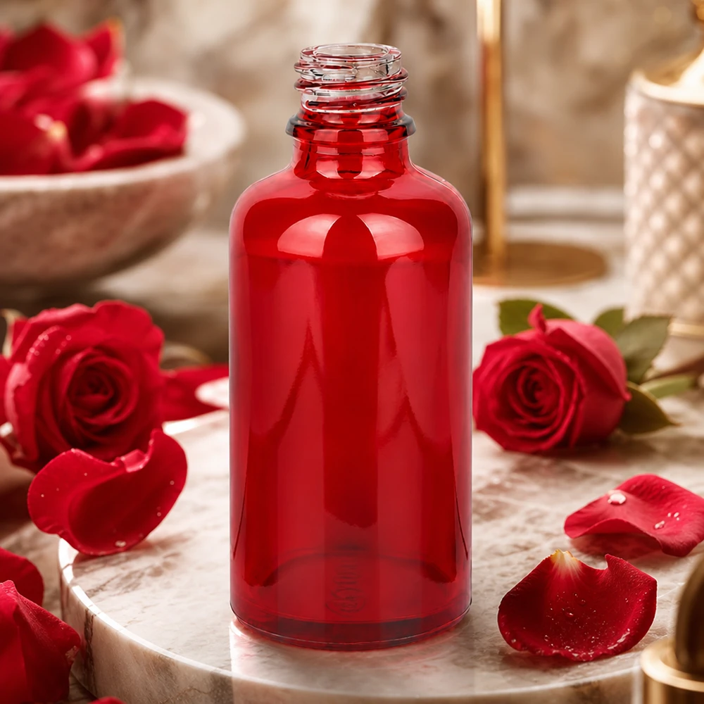 Bouteille en verre pratique de 50 ml RedLine UT18/50 UNiTWIST idéale pour l'aromathérapie et les huiles essentielles