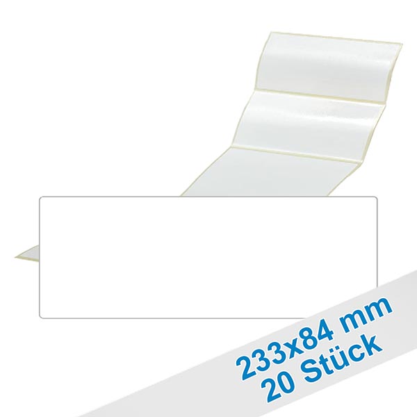 27 étiquettes amovibles blanches, 63x30 mm 27 étiquettes amovibles blanches, 63x30 mm