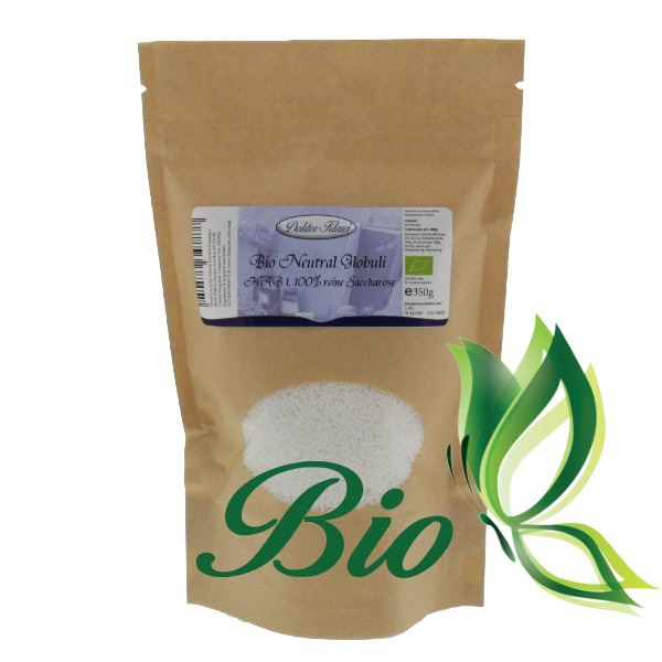 350g globules neutres bio HAB1, 100 % pure saccharose 350g globules neutres bio HAB1, 100 % pure saccharose