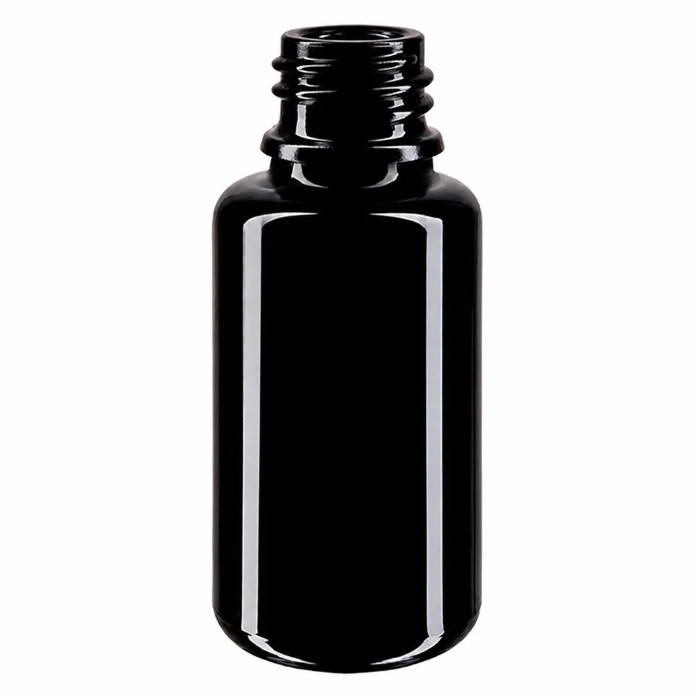 Flacon compte-gouttes Orion 20ml en verre violet Miron pour l'aromathérapie et les préparations homéopathiques