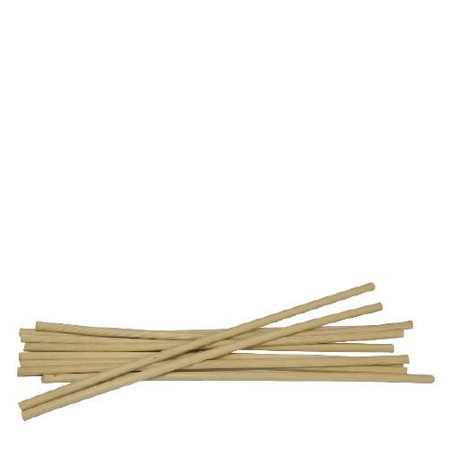 10 bâtons de rotin naturel clair 4mm, 18 cm