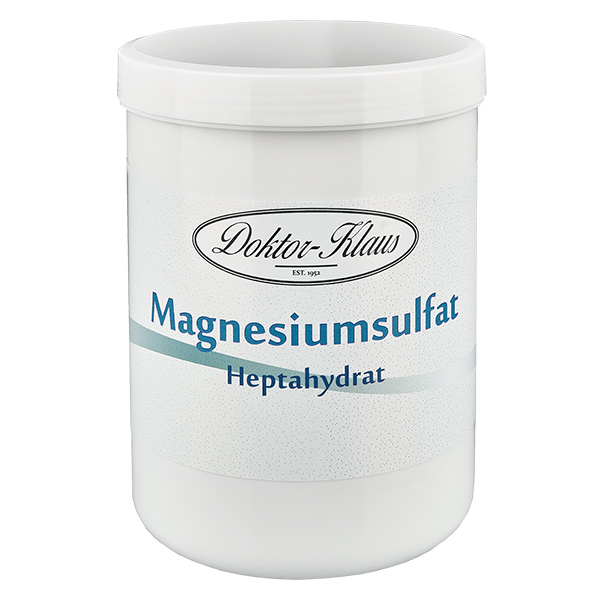 1000 g de sulfate de magnésium 7 hydraté Docteur Klaus 1000 g de sulfate de magnésium 7 hydraté Docteur Klaus